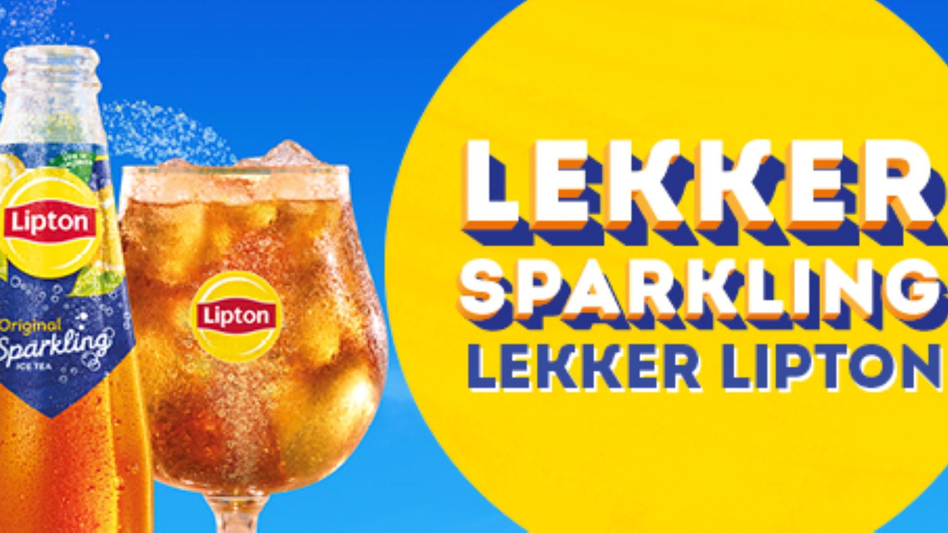 Lipton ijsthee campagne.