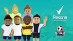 TikTok, influencer-content en Roblox-afbeelding: Afbeelding van speler-avatar's in FIFA World X Roblox's Rexona Obby. Dit creëerde gesprekken tussen spelers en merken in een digitale omgeving.