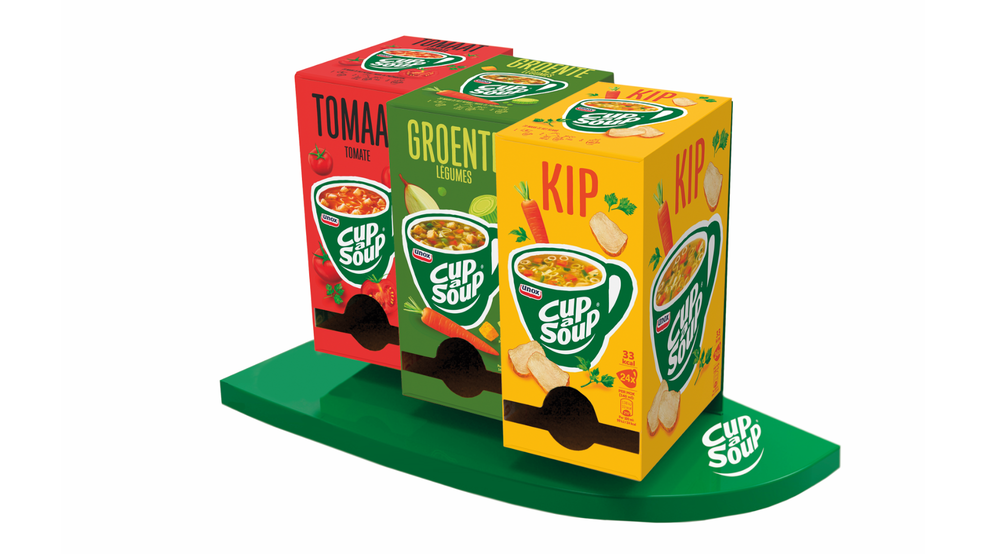 Cup-a-Soup 3-pack display